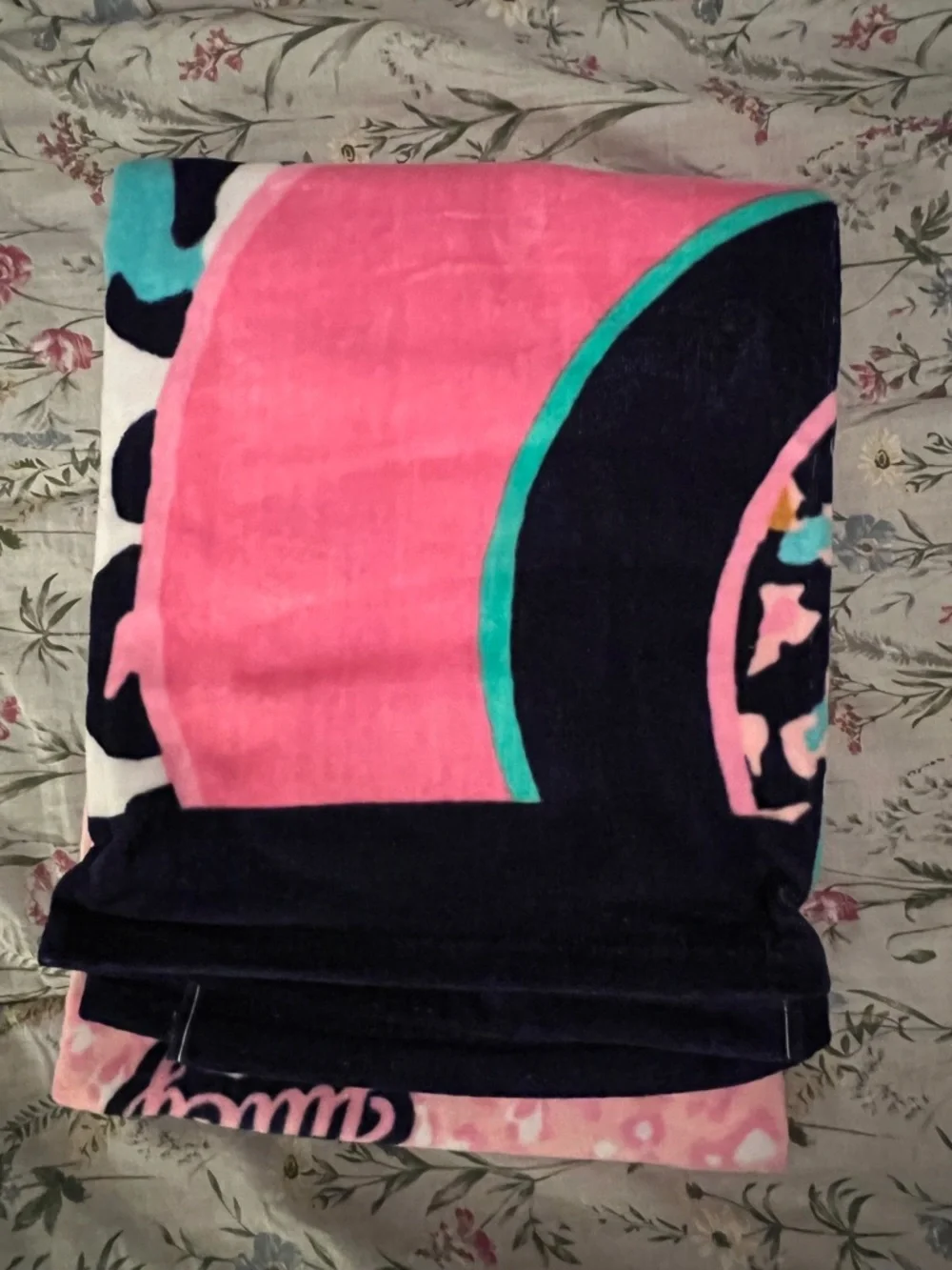Juicy Couture Animal Print Beach Towel